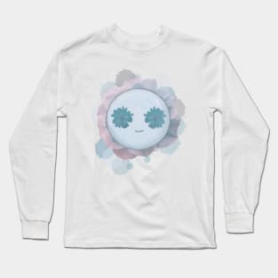 Floral Smiley Long Sleeve T-Shirt